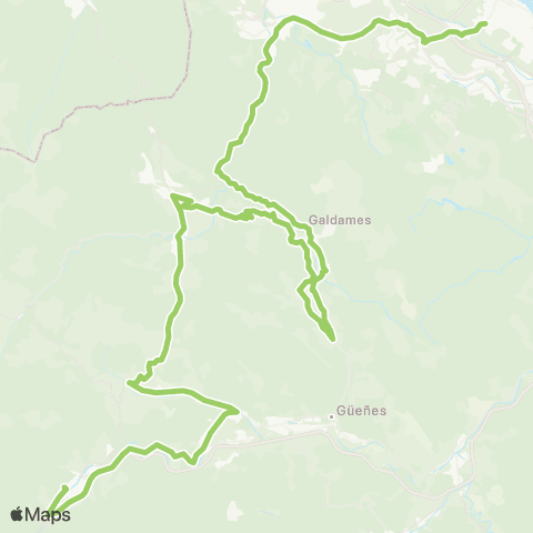 Bizkaibus Santurtzi-Balmaseda map