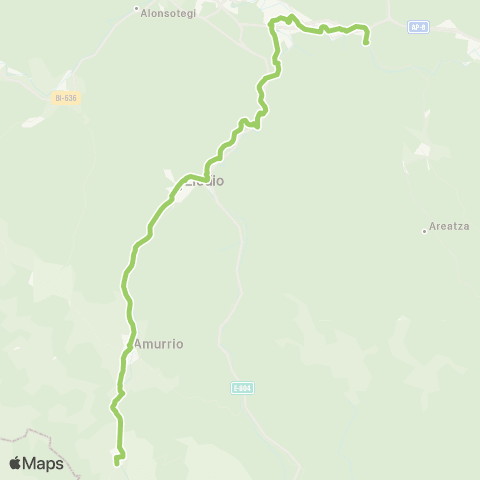 Bizkaibus Nerbioi Garaia / Alto Nervion-Arrigorriaga-Galdakao Ospitalea map