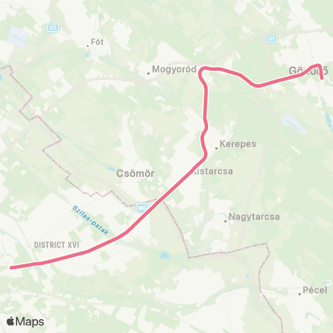 MÁV  map