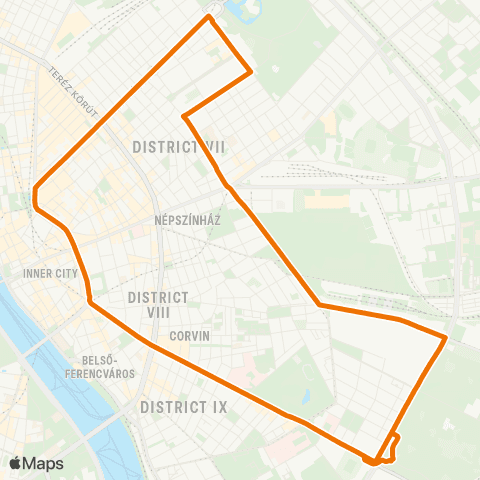 BKK Népliget M / Népliget M map