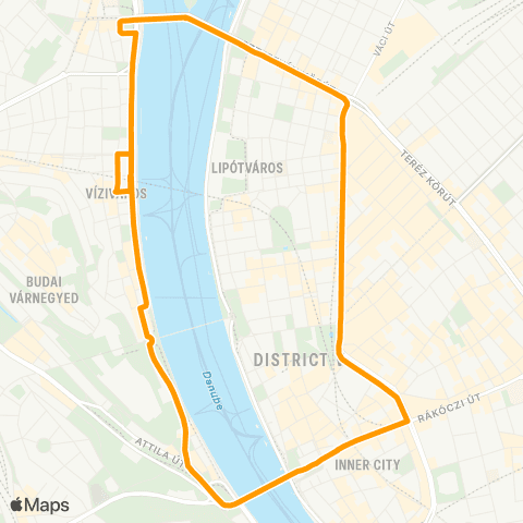 BKK Batthyány Tér M+H / Batthyány Tér M+H map