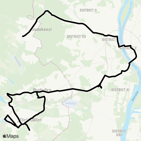BKK Budakeszi, Dózsa György Tér / Budaörsi Lakótelep map