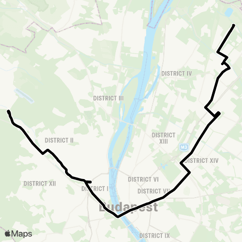 BKK Rákospalota, Kossuth Utca / Hűvösvölgy map