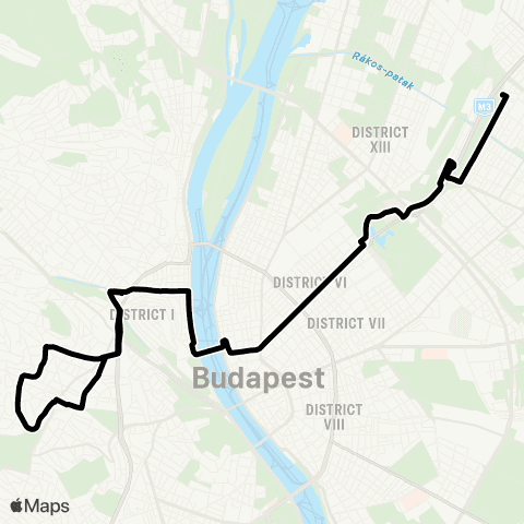 BKK Csáktornya Park / Széll Kálmán Tér M map