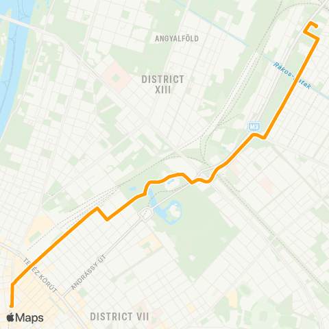BKK Arany János Utca M / Csáktornya Park map