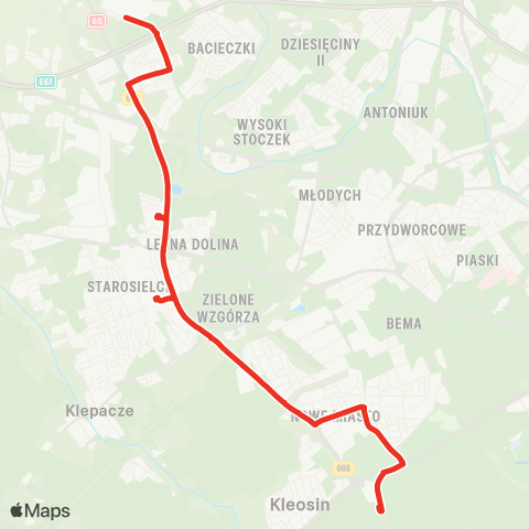 Białostocka Komunikacja Miejska  map