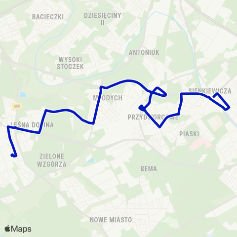 Białostocka Komunikacja Miejska  map