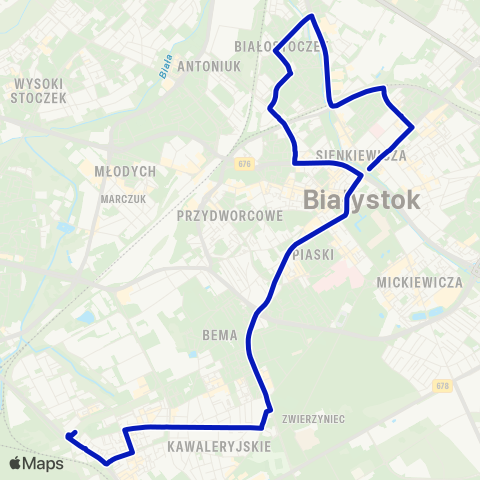 Białostocka Komunikacja Miejska  map