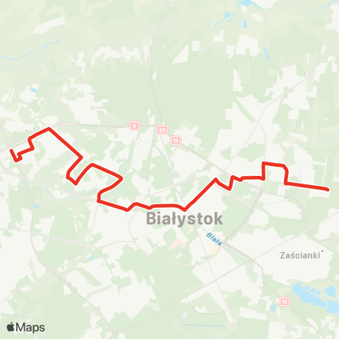 Białostocka Komunikacja Miejska  map