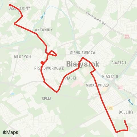Białostocka Komunikacja Miejska  map
