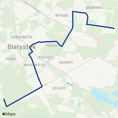 Białostocka Komunikacja Miejska  map