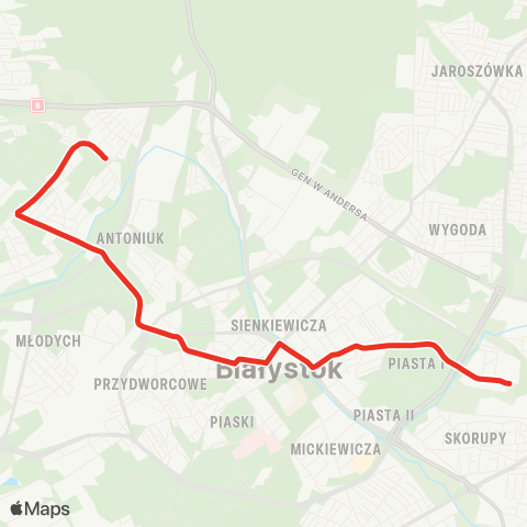 Białostocka Komunikacja Miejska  map