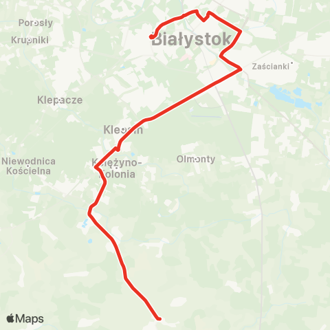 Białostocka Komunikacja Miejska  map