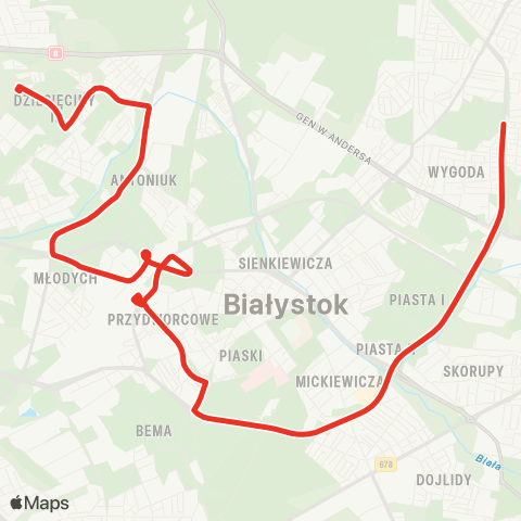 Białostocka Komunikacja Miejska  map
