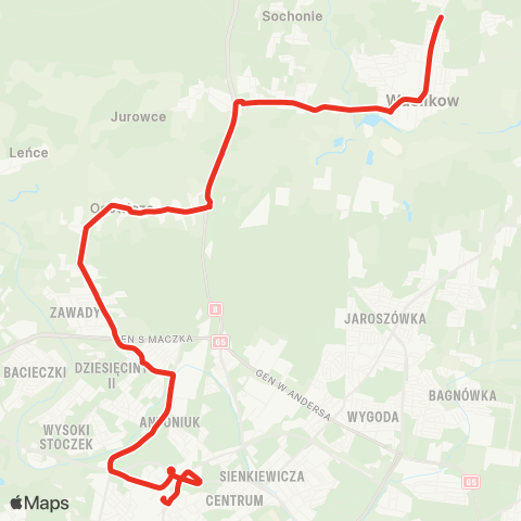 Białostocka Komunikacja Miejska  map