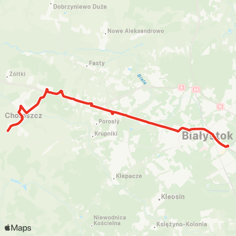 Białostocka Komunikacja Miejska  map