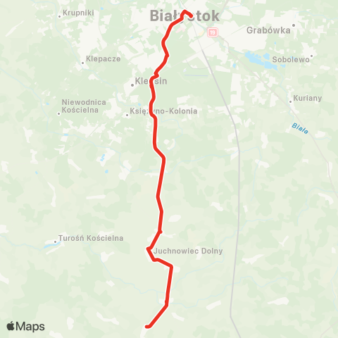 Białostocka Komunikacja Miejska  map