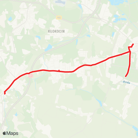 BKM Żory Al. Jana Pawła II - Bajerówka - Boguszowicka map