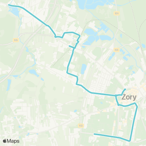 BKM Żory Al. Zjednoczonej Europy - Archiwum - Rybnicka - Granica map