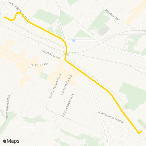 BLT - Baselland Transport Basel, Dreispitz - Basel, Bahnhof SBB map