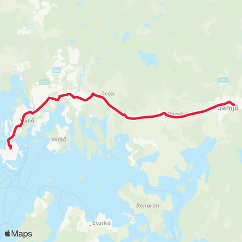 Blekingetrafiken  map