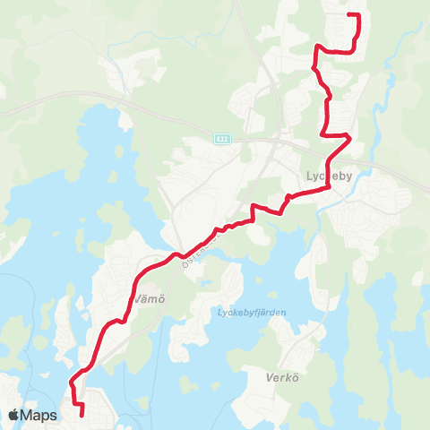 Blekingetrafiken  map