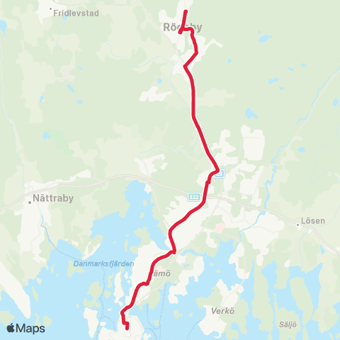 Blekingetrafiken  map