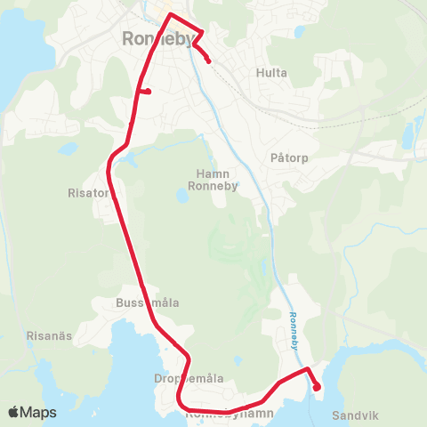 Blekingetrafiken  map