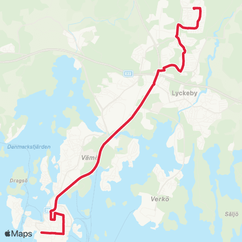 Blekingetrafiken  map