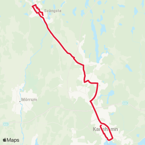 Blekingetrafiken  map