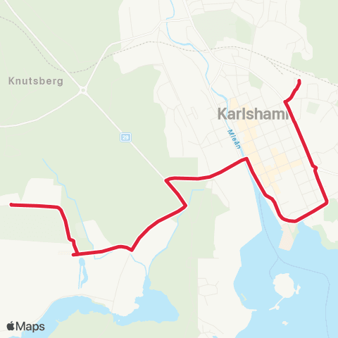 Blekingetrafiken  map