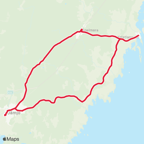 Blekingetrafiken  map