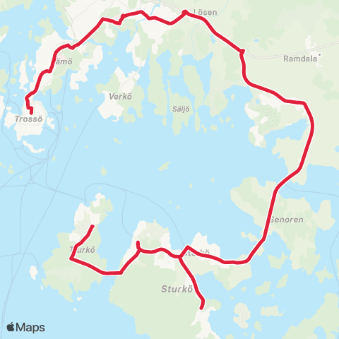Blekingetrafiken  map