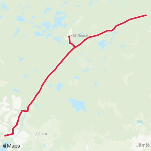 Blekingetrafiken  map