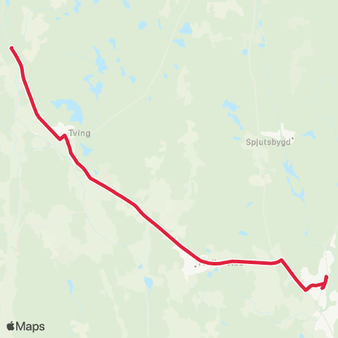 Blekingetrafiken  map