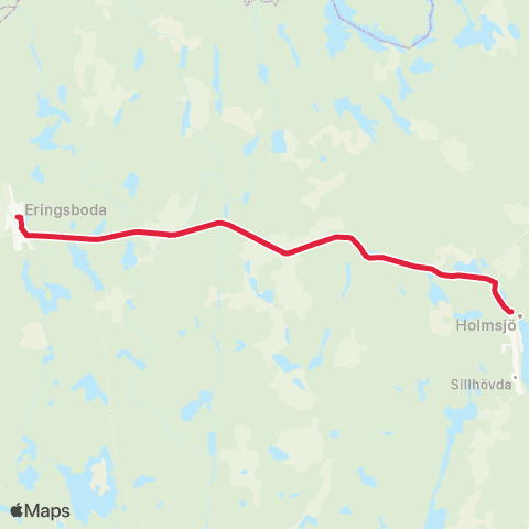 Blekingetrafiken  map