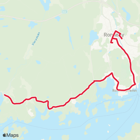 Blekingetrafiken  map
