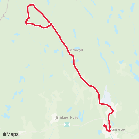 Blekingetrafiken  map