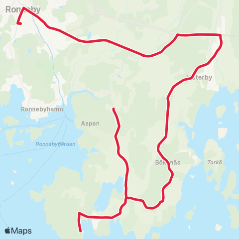 Blekingetrafiken  map