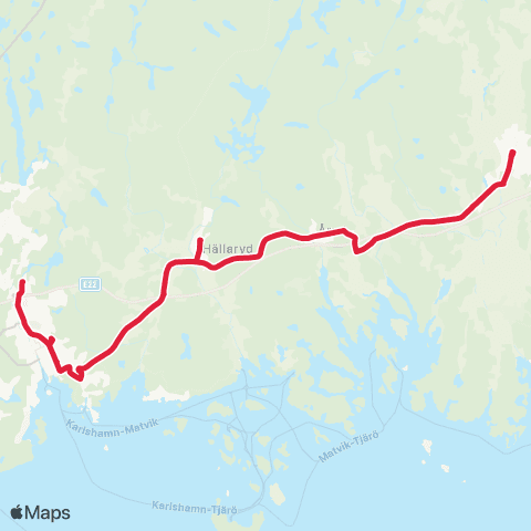 Blekingetrafiken  map