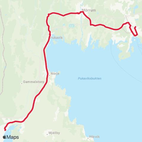 Blekingetrafiken  map