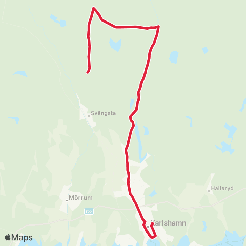 Blekingetrafiken  map