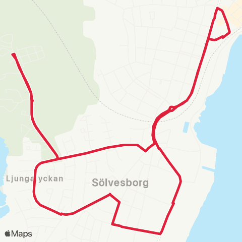 Blekingetrafiken  map