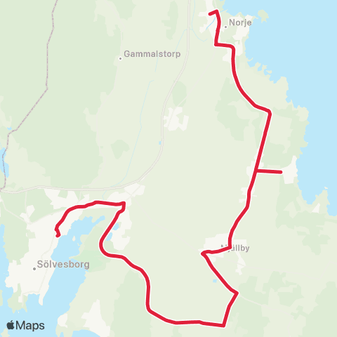 Blekingetrafiken  map