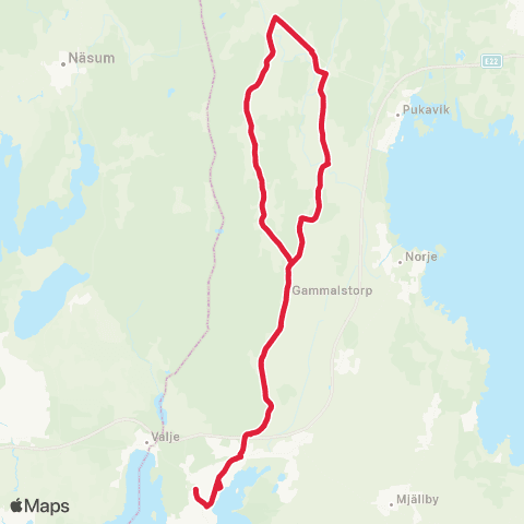 Blekingetrafiken  map