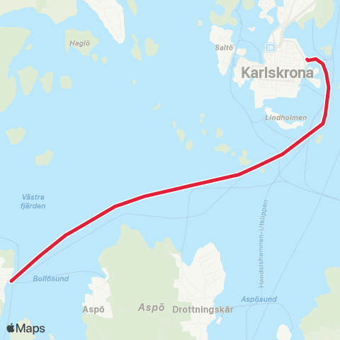 Blekingetrafiken  map