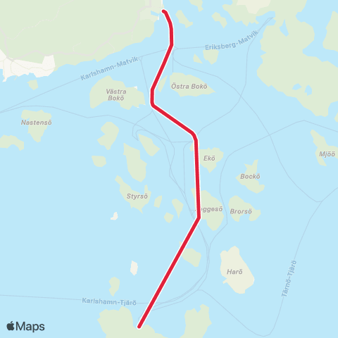 Blekingetrafiken  map