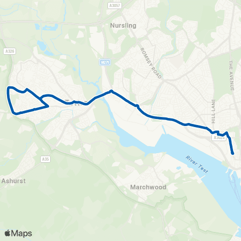 Bluestar Albion Place - Totton College map