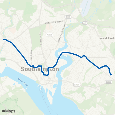 Bluestar Irving Road - Bargate map