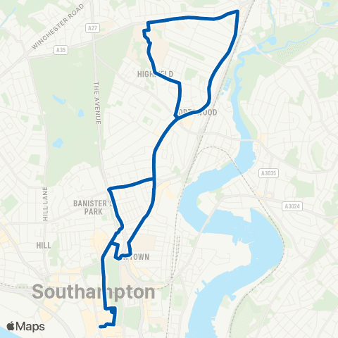 Bluestar Bargate - Bargate WestQuay map